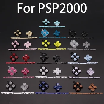 1 комплект 16 цвята по избор, висококачествен набор от ляво и дясно на бутоните, замяна за PSP 2000 за игралната конзола PSP2000