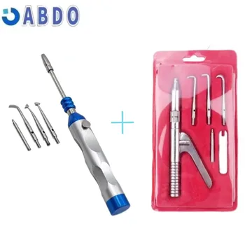 1 комплект зъболекарски инструменти за автоматично / ръчно отнемане на зъбни коронки, предвидени за облекчаване на коронки, Инструмент за лабораторни възстановяване на зъби от неръждаема стомана