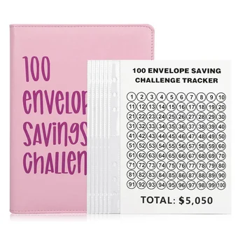 100 пликове за спестяване на пари Challenge Биндер