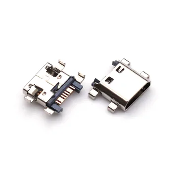 100шт Новия Micro USB 7pin Конектор за зарядното на порта на задния капак за Samsung I8262 J5 Prime On5 G5700 J7 Prime G6100 G530 G532