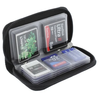 1БР Новата гореща мода Чанта за съхранение на карти с памет Калъф Притежателя на Портфейла за SD SDHC MMC microSD Чанти за съхранение на мини-карти