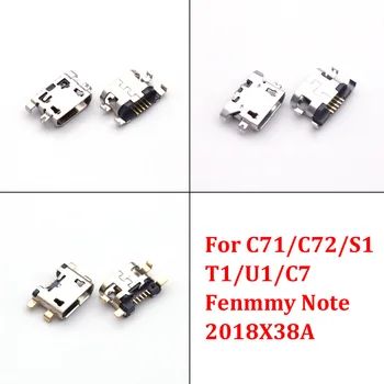2 елемента Micro USB за Зареждане Конектор за зареждане конектор за док-станция Порт резервни части За GOME C71 C72 Fenmmy Note T1 U1 S1 C7 2018X3