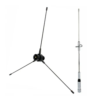 2 комплекта електронни части и аксесоари: 1 комплект антена UHF-F 10-1300 Mhz и 1 комплект двухдиапазонной антена UHF / VHF 144/430 Mhz 2.15
