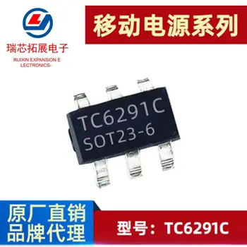 20 бр. оригинални новата чип за повишаване на ток TC6291C DC-DC преобразувател SOT23-6 мобилната чип за управление на малък вентилатор