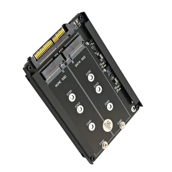 2022 Нов Метален Корпус M. 2-U. 2 SSD Адаптер Странично Board + Вграден Конектор NVMe SSD в PCI-e СФФ-8639 Конвертор за PC