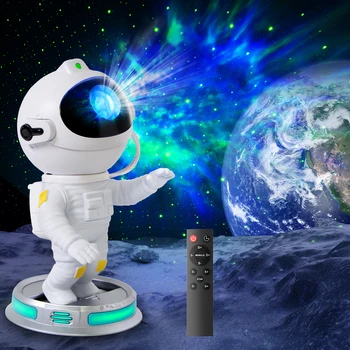 2023new Astronaut Star Galaxy Проектор, Проектор-За лека нощ на Тавана на Спалнята, Звездни Тела Мъглявина с Дистанционно Управление / Таймер