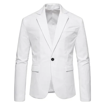 2023V Яка Замшевое палто на една пуговице, костюми, сватбена рокля, мъжки ежедневни мода, тренд индивидуалност, Горно палто