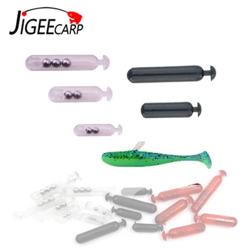 20pcs пластмасови риболовни дрънкалки за обвързване на стръв на муха, звук на тръба, дрънкалки, вставная тръба за мека стръв за улов на мормышку