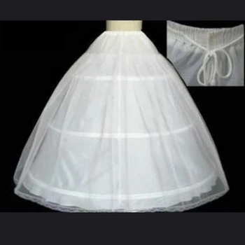 3 обръч за балната зала рокли с кринолином, сватбена долната пола за младоженци