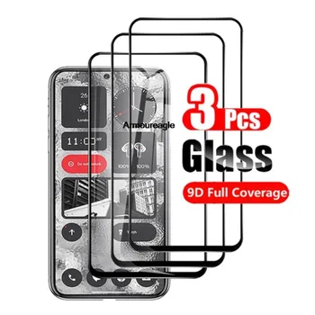 3pcs for nothing phone 2 защитно фолио, изработени от закалено стъкло с пълно покритие black edge 3d guard on glass for nothing 2 6.7 