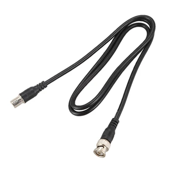 3X Мъжки BNC от мъжа към жената удължителен кабел за ВИДЕОНАБЛЮДЕНИЕ Коаксиален Линеен кабел с дължина 3,3 фута черен