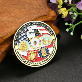 40-мм американският белоглав орел, лешояд, Национален флаг, Метални Възпоменателни монети, Медали от колекцията на изтребители на ВВС