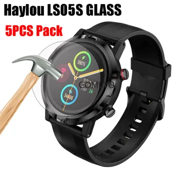 5 бр. Опаковане. Закалено Стъкло за Xiaomi Haylou RT LS05S Smart Watch Screen Protector Guard Защитно Фолио за Haylou SOLAR LS05S