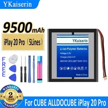 9500mAh YKaiserin Взаимозаменяеми батерия iPlay 20 Pro за CUBE ALLDOCUBE iPlay 20Pro iPlay20 Pro/iPlay 20 iPlay20 Tablet Bateria