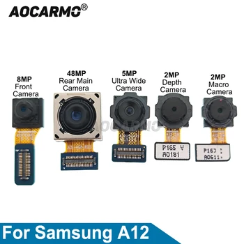 Aocarmo За Samsung Galaxy A12 A125 A125F Селфи Предна Камера на Задната Голяма Камера Сверхширокой Дълбочина Гъвкав Кабел Камери