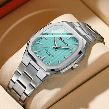 CURREN Най-добрата марка на луксозни Мъжки часовници 30 м Водоустойчив часовник Мъжки спортни часовници, Мъжки кварцови ежедневни часовници Relogio Masculino