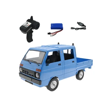 D32 1/10 2.4 G 2WD RC Car Simulation Drift Van Truck Led Фенерче на Дистанционното Управление На Автомобил за WPL D32 TJ110, Синьо
