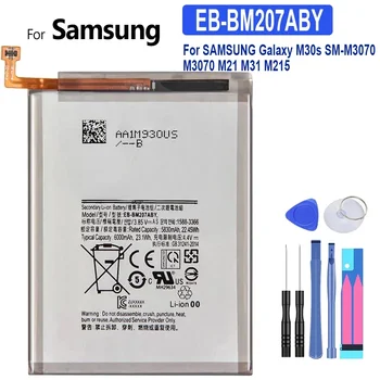 EB-BM207ABY 6000 mah Литиево-йонна Полимерна Батерия За SAMSUNG Galaxy M30s SM-M3070 M3070 M21 М31 M215 Bateria