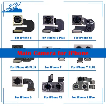 ELEKworld OEM Задната Камера за Обратно виждане С Флаш Модул Сензор Гъвкав Кабел За iPhone X XR XS 6 6S 7 8 Plus XS MAX 11 12 Pro Добре Тестван