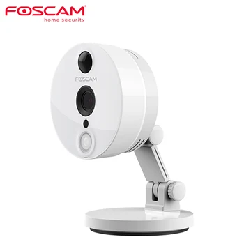 IP камера за сигурност на Foscam C2 HD 1080P WiFi с широк зрителен ъгъл, двупосочен звук, нощно виждане 8 м