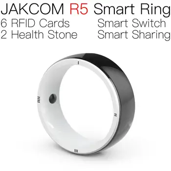 JAKCOM R5 Smart Ring-Добре дребно охранителни етикети nfc прочитания всички ключови rfid чисти тагове fob ключодържател лот android mct