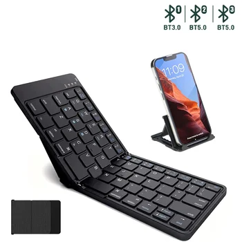 JOMAA Сгъваема клавиатура за мобилен телефон с Bluetooth Безжична клавиатура Акумулаторна Ультратонкая клавиатура за смартфон IOS Android