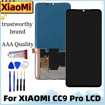 LCD дисплей Super Amoled, за Xiaomi Mi CC9 Pro CC9Pro LCD сензорен дисплей, дигитайзер за екрана Mi Note10 Pro Note10Pro
