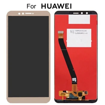 LCD екран За Huawei Y9 2018 LCD FLA L22 LX2 LX1 LX3 Дисплей, Дигитайзер В Събирането На Huawei 8 Enjoy Plus Рамка на Допир Екран