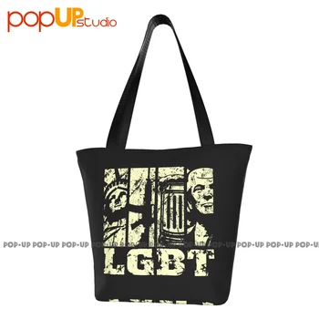 Liberty Guns Beer Тръмп Гей-гордост, американски флаг, ЛГБТ-чанти, дамски чанта за пазаруване, екологично
