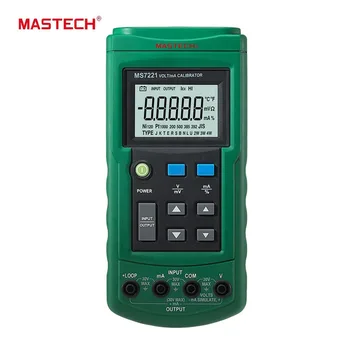 MesTech MS7221 точност ръководят Волта/мА Калибратор Ток на Източника на Напрежение, Измерител на Продукцията стъпки dc 0-10 В 0-24 мА Тестер на Mastech MS7221