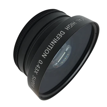 NEWYI 72 mm X 0.43 Професионален HD сверхширокоугольный обектив Аксесоари за камерата е с широкоъгълен обектив