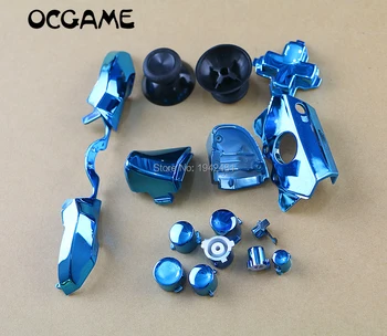 OCGAME висококачествена хромирана тампон d pad, пълен набор от бутони, комплекти от резервни части, повод за контролера на Xbox One, Луксозни лимитирана серия