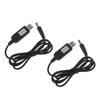 QC3.0 USB конвертор, кабел-адаптер 5,5x2,1mm 9/12 за WiFi-рутер, камера, електропроводи за автомобилен въздушен филтър