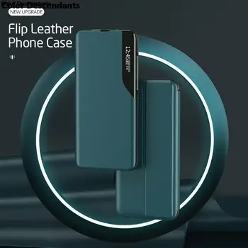 Realmi C31 Case Smart View Кожен Флип Калъф За Телефон Realme C31 Realm C 31 31C 4G 2022 RMX3501 6,5 