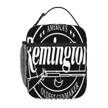 Remington American Gunmaker Guns Lunch Мъкна Термос за обяд за пикник Lunch Box Thermal