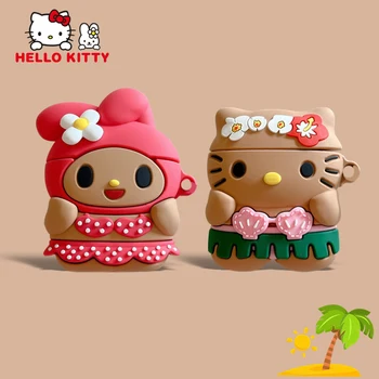 Sanrio Hello Kitty Калъф За Airpods 3 Калъф Airpods Pro 2nd 2 1 Сладък Кавайный Силикон Безжична Bluetooth Слушалка Защитен Калъф