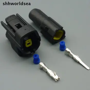 shhworldsea 1-пинов конектор 1,8 мм конектор 174877-2 AMPS-0-0174877-2 Автоматично водоустойчив кабел штекерный конектор CA9314-000