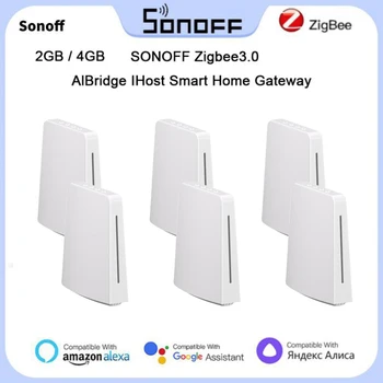 SONOFF IHost Smart Home Gateway 2 / 4G Zigbee 3.0 AlBridge RJ-45 5V--2A Type-C IHost Smart Home Hub Умен Дома врата Smart Switch