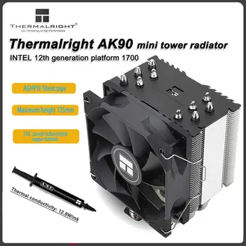 Thermalright AK90 5 процесора охладител с топлинна тръба 92 мм вентилатор PWM 125 мм висок мини-кула охладител За intel LGA1700 115X 1200 AMD AM4