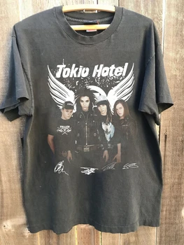 Tokio Hotel Band Tour 2023, Тениска с ретро-модел, Мъжки Дамски Тениска Ha0954