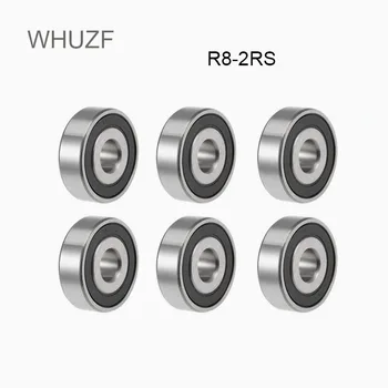 WHUZF Безплатна доставка R8-2RS, Носещи 12,7x28,575x7,938 мм и ABEC-3 (10 бр) Цолови миниатюрни лагери R8 2RS