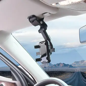 Авто сенника на Притежателя на Мобилен Телефон Универсално Закрепване За телефонни Аксесоари за Кола За iPhone XS GPS Поставка За Огледала за Обратно виждане Авто Мобилен Скоба