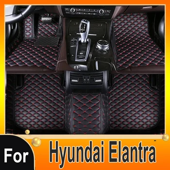 Автомобилни Постелки За Hyundai Elantra 2022 2023 2021 Килим Накладки За Краката Аксесоари, Детайли На Интериора Непромокаеми Постелки За Автомобил Сеат