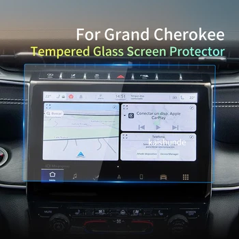 Автомобилни стикери, Защитно фолио за JEEP Grand Cherokee 2023, Защитен слой от закалено стъкло, Навигационна Автомобилни аксесоари