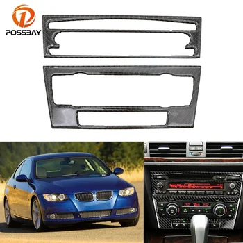 Автомобилни тампони контролен панел CD плейър, климатик, за BMW серия 3 E90 E92 E93 2005-2012 Аксесоари за автостайлинга