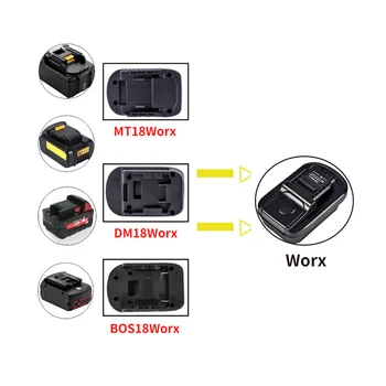 Адаптер за /// M 18 18V Батерия до 4-номера за контакт аккумуляторному инструмент Използвайте BOS18WORX