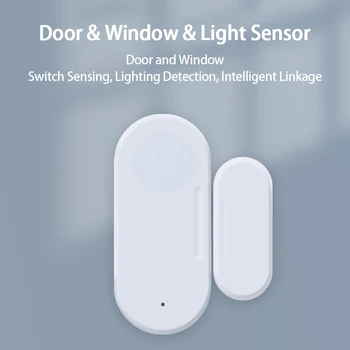 Аларма за отваряне на прозорци, врати, безжично дистанционно управление Sasha Smart в реално време Zigbee Smart Link Домашни устройства за работа с Zigbee Портал