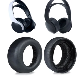 Амбушюры за PS5 PULSE 3D Подмяна слушалки, амбушюры, амбушюры, капаци за ушите, ремонт на черни слушалки