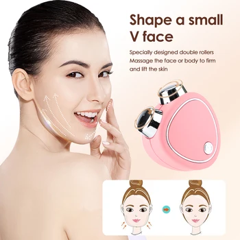 Апарат за лифтинг на лицето EMS Сачмен масажор за лице Микротоковый косметологический инструмент за стягане на кожата на лицето против бръчки за отслабване