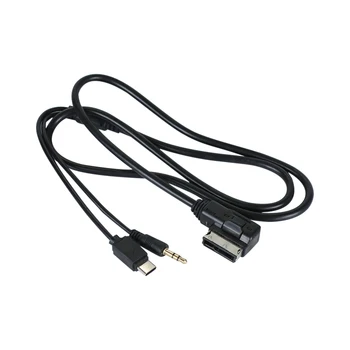 Аудио кабел От интерфейса на MDI/ AMI към конектора Type-C захранващ Кабел за зареждане се Използва Само за зарядно устройство за Audi/Volkswagen
